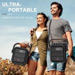 JYX φορητό ηχείο 65BT με 2x μικρόφωνα & ασύρματο χειριστήριο, 30W, 4400mah, μαύρο - Image 7