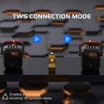 JYX φορητό ηχείο 65BT με 2x μικρόφωνα & ασύρματο χειριστήριο, 30W, 4400mah, μαύρο - Image 9