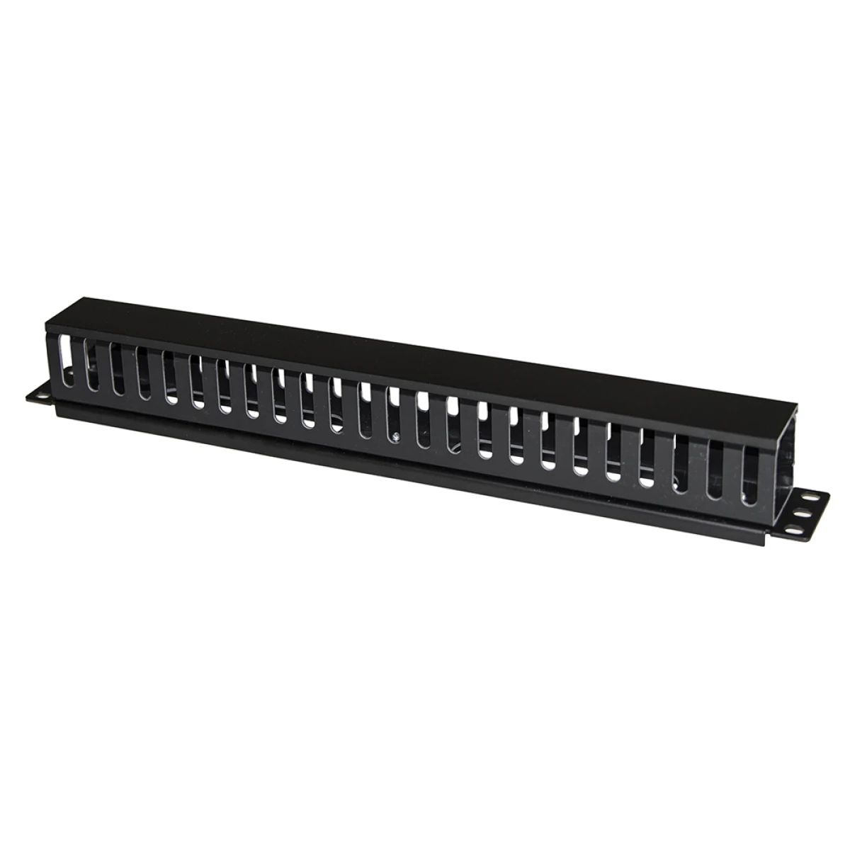 POWERTECH cable management NETW-0029 για rack 19"/1U, πλαστικό, μαύρο - Image 1