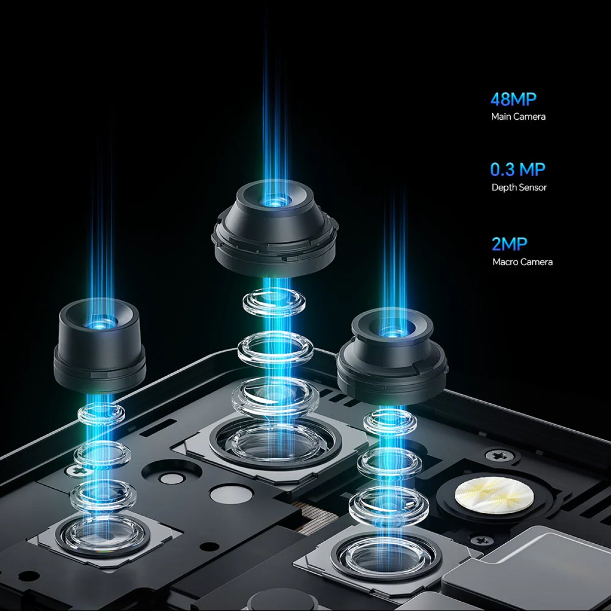 WP52-BK-3 OUKITEL smartphone WP52, 6.6", 4/256GB, 5G, 6500mAh, IP68/IP69K, μαύρο - Image 7