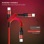 CABLETIME καλώδιο USB-C σε USB CT-PU32, 2.4A, 480Mbps, 1m, κόκκινο - Image 5