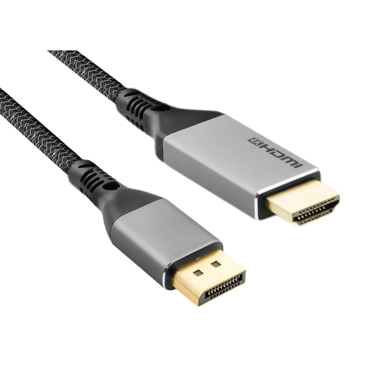 CAB-DP069 POWERTECH καλώδιο DisplayPort σε HDMI CAB-DP069, 4K/30Hz, 1.5m, μαύρο - Image 1