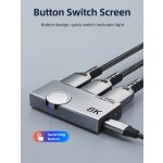 CABLETIME HDMI switch CT-HS8K2-AG, 2 σε 1, 8K/60Hz, 4K/120Hz, γκρι - Image 5