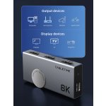 CABLETIME HDMI switch CT-HS8K2-AG, 2 σε 1, 8K/60Hz, 4K/120Hz, γκρι - Image 8