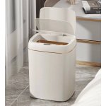 HOME USE κάδος απορριμμάτων HUH-0188 με φωτοκύτταρο, 13lt, λευκός - Image 4