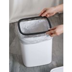 HOME USE κάδος απορριμμάτων HUH-0188 με φωτοκύτταρο, 13lt, λευκός - Image 6
