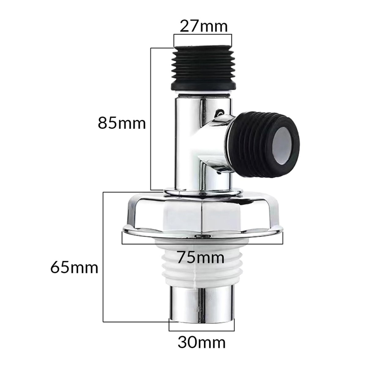 HUH-0191-3 HOME USE σύνδεσμος εδάφους για σωλήνα αποστράγγισης πλυντηρίου HUH-0191 - Image 4