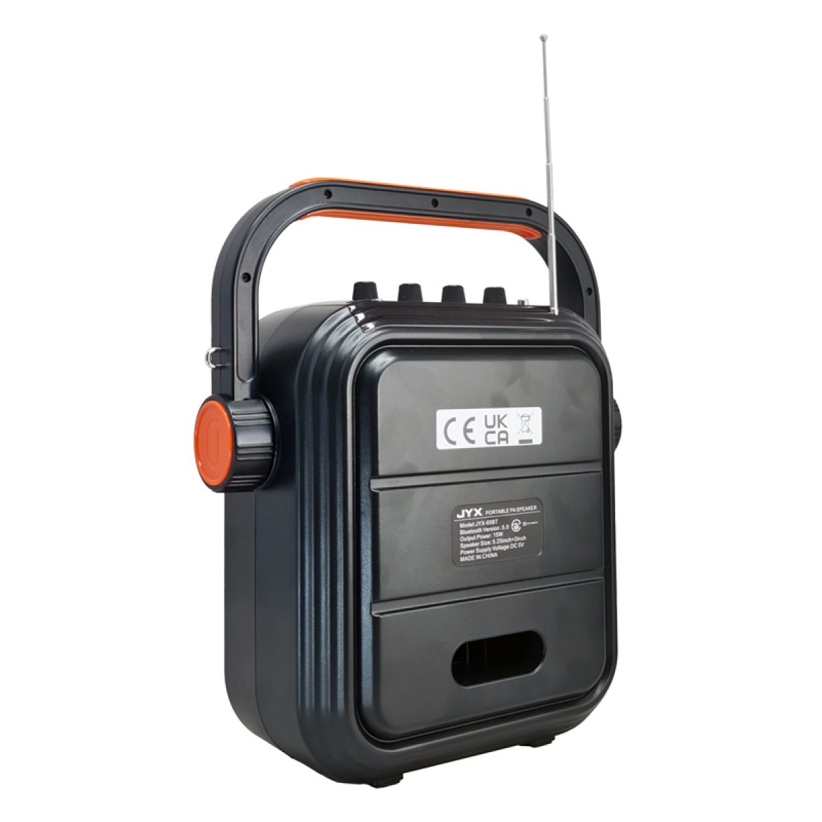 JYX φορητό ηχείο 65BT με 2x μικρόφωνα & ασύρματο χειριστήριο, 30W, 4400mah, μαύρο - Image 3