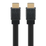 GOOBAY καλώδιο HDMI 2.0 61281, Ethernet, flat, 4K/60Hz 18 Gbps, 5m, μαύρο - Image 4