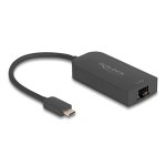 DELOCK αντάπτορας δικτύου 66046, USB-C, 2.5Gbps Ethernet, μαύρος