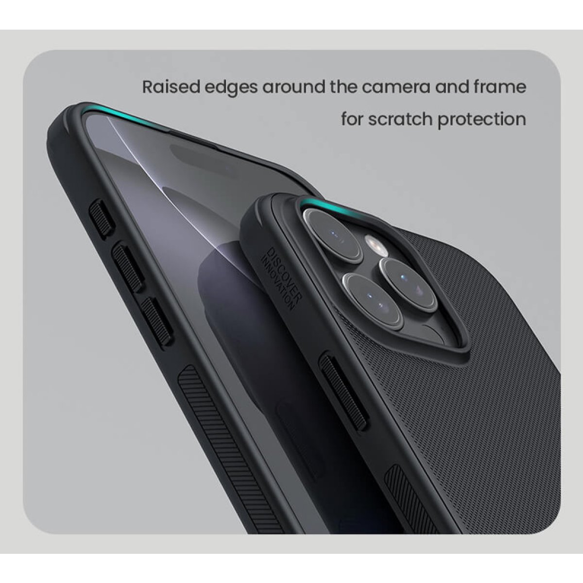 6902048286481-1 NILLKIN θήκη Super Frosted Shield Pro για iPhone 16 Pro, γκρι - Image 2