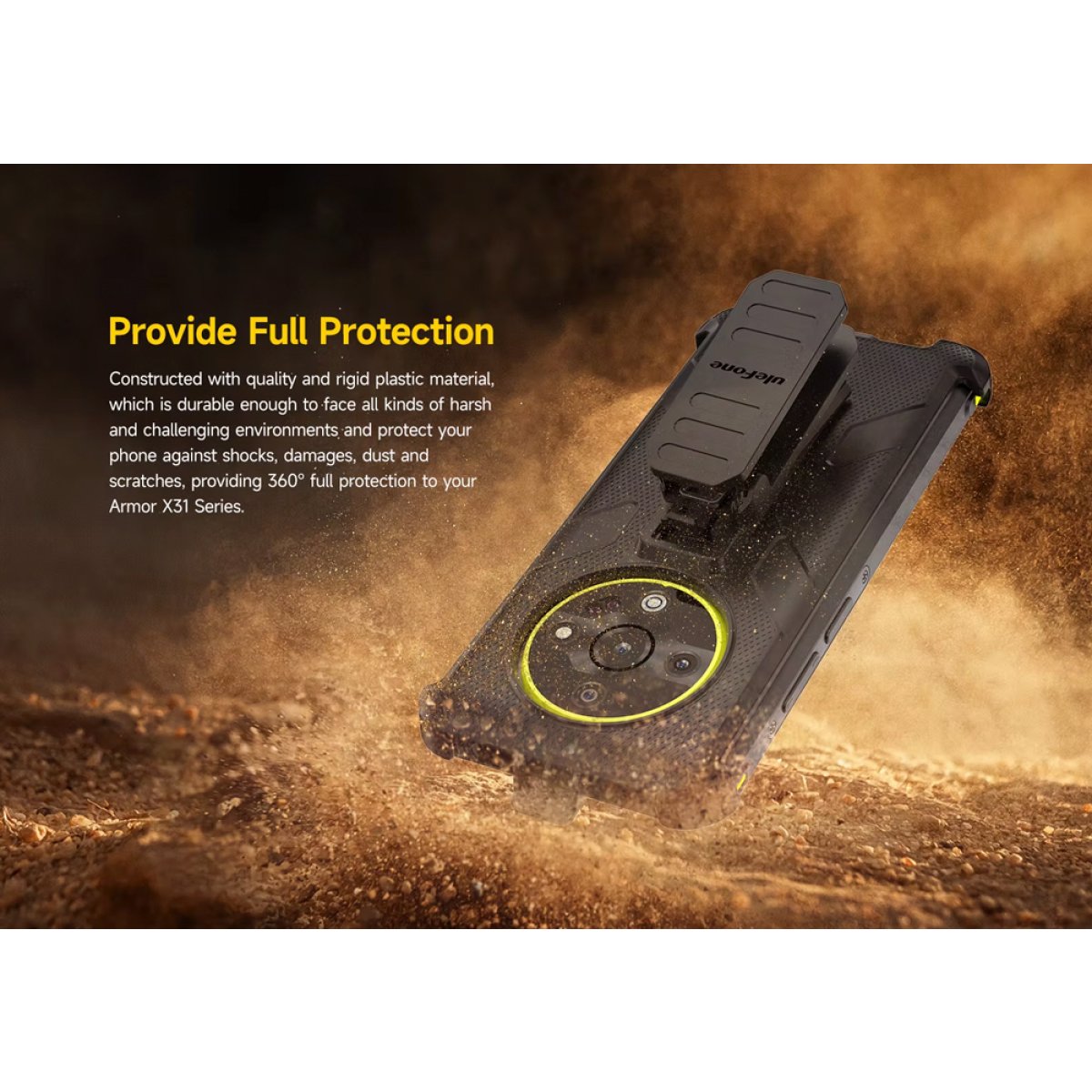 ULEFONE θήκη προστασίας για Armor X31 series, μαύρη - Image 3