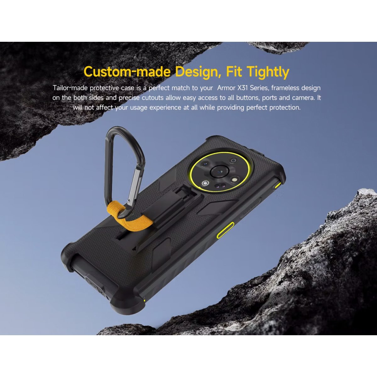 ULEFONE θήκη προστασίας για Armor X31 series, μαύρη - Image 5