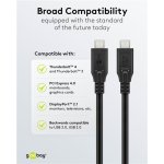 GOOBAY καλώδιο USB-C 74197, USB4, 100W, 20Gbps, 4K/60Hz, 2m, μαύρο - Image 3