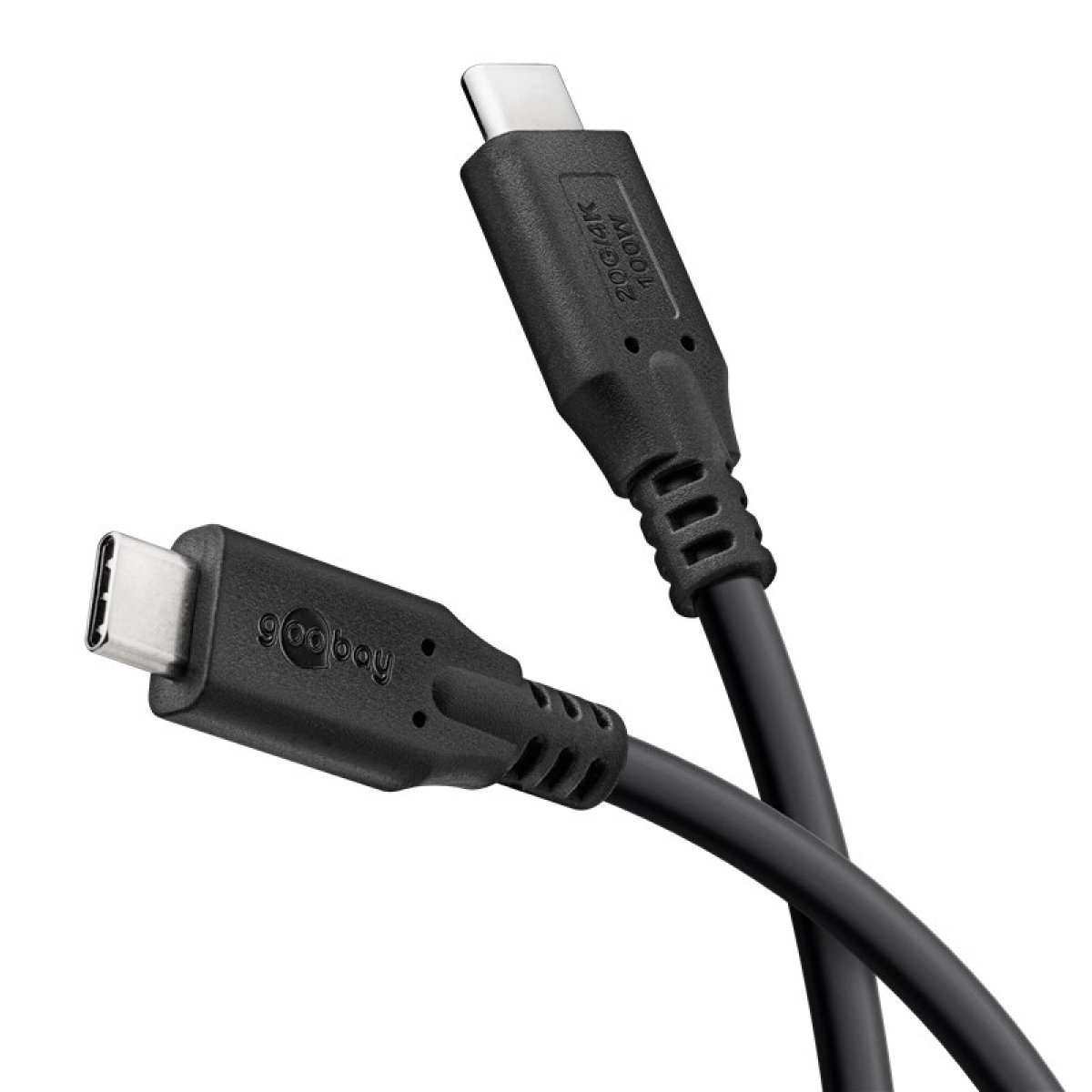 GOOBAY καλώδιο USB-C 74197, USB4, 100W, 20Gbps, 4K/60Hz, 2m, μαύρο - Image 7