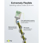 GOOBAY καλώδιο δικτύου 74347, CAT 8.1 U/FTP, slim, copper, 40Gbps, 2m, γκρι - Image 5