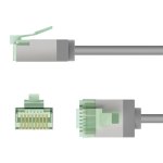 GOOBAY καλώδιο δικτύου 74347, CAT 8.1 U/FTP, slim, copper, 40Gbps, 2m, γκρι - Image 7