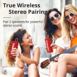 TRONSMART φορητό ηχείο Trip, 10W, Bluetooth, TWS, 2000mAh, IPX7, κόκκινο - Image 6