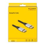 DELOCK καλώδιο DisplayPort 2.1 80634, 16K/60Hz, 40 Gbps, 2m, μαύρο - Image 3