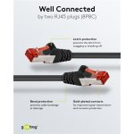 GOOBAY καλώδιο δικτύου 92459, CAT 6 S/FTP, copper, 250MHz, 0.15m, μαύρο - Image 3