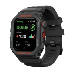ZEBLAZE smartwatch Ares GPS, heart rate, 1.75" IPS, GPS, 3 ATM, μαύρο