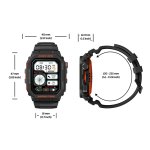 ZEBLAZE smartwatch Ares GPS, heart rate, 1.75" IPS, GPS, 3 ATM, μαύρο - Image 8