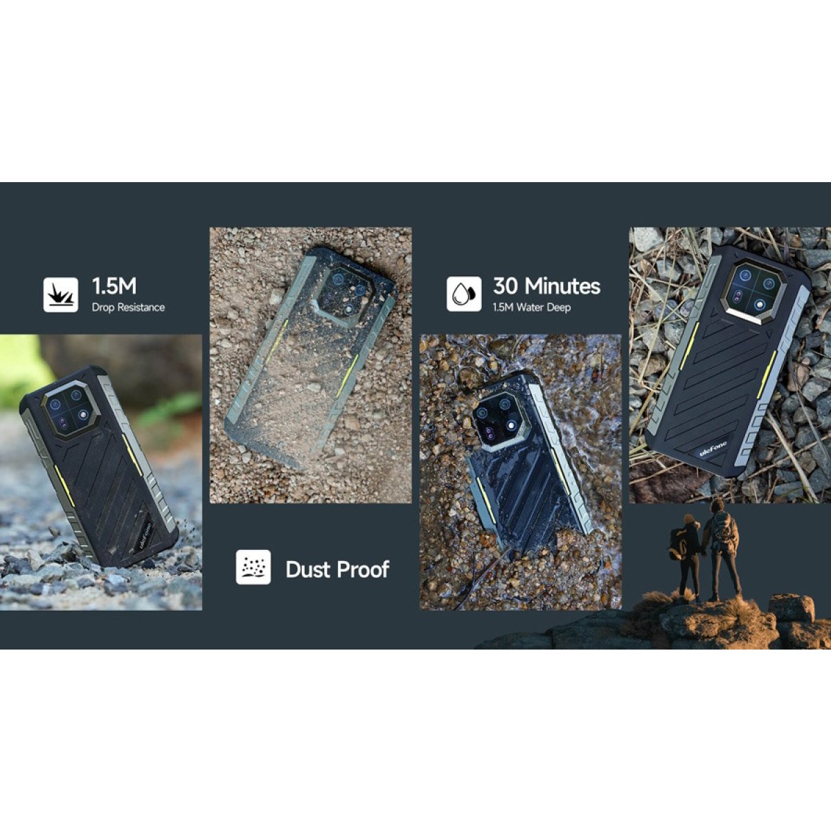 ARMOR22-256-BK-2 ULEFONE smartphone Armor 22, 6.58", 8/256GB, 6600mAh, IP68/IP69K, μαύρο - Image 7