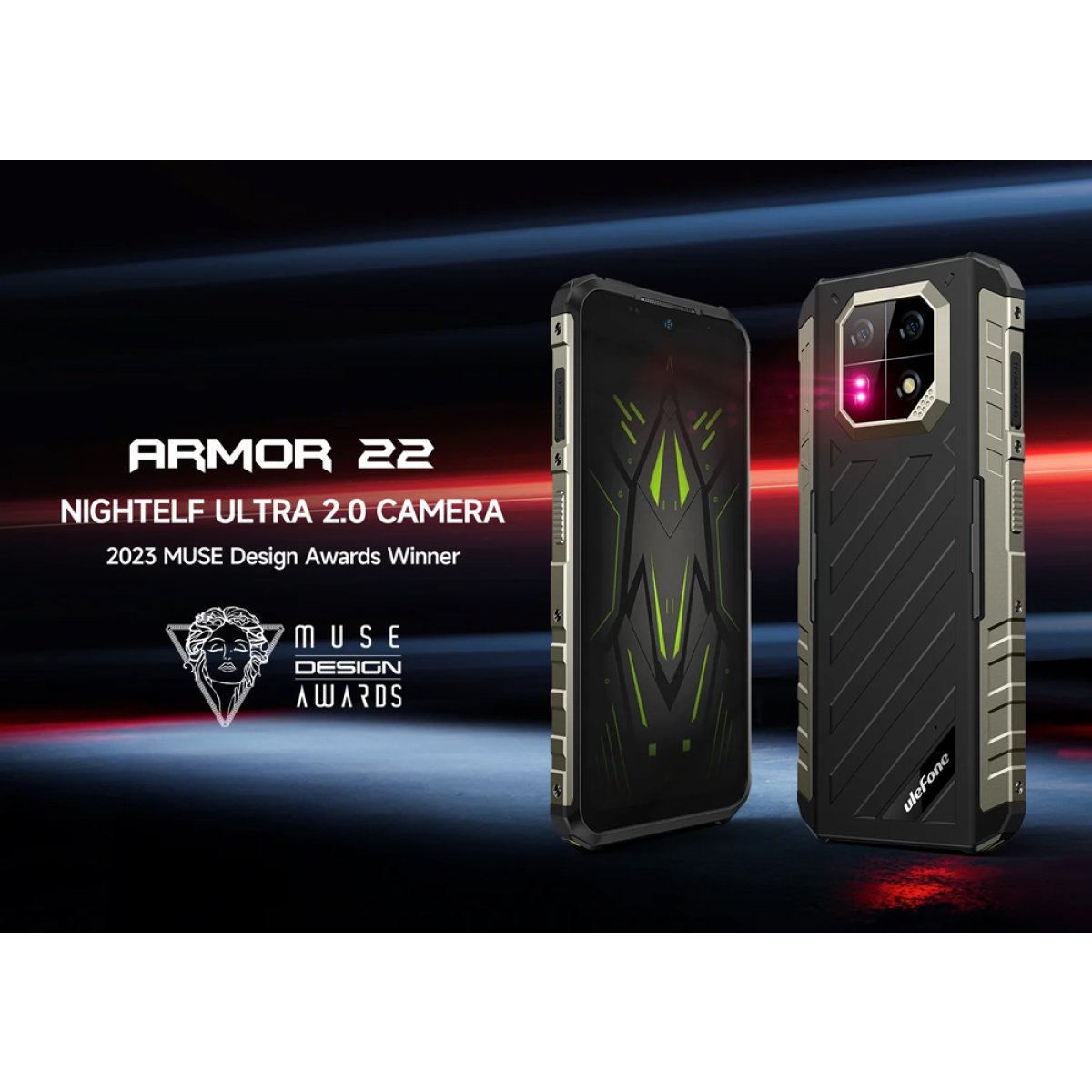 ARMOR22-256-BK-3 ULEFONE smartphone Armor 22, 6.58", 8/256GB, 6600mAh, IP68/IP69K, μαύρο - Image 8