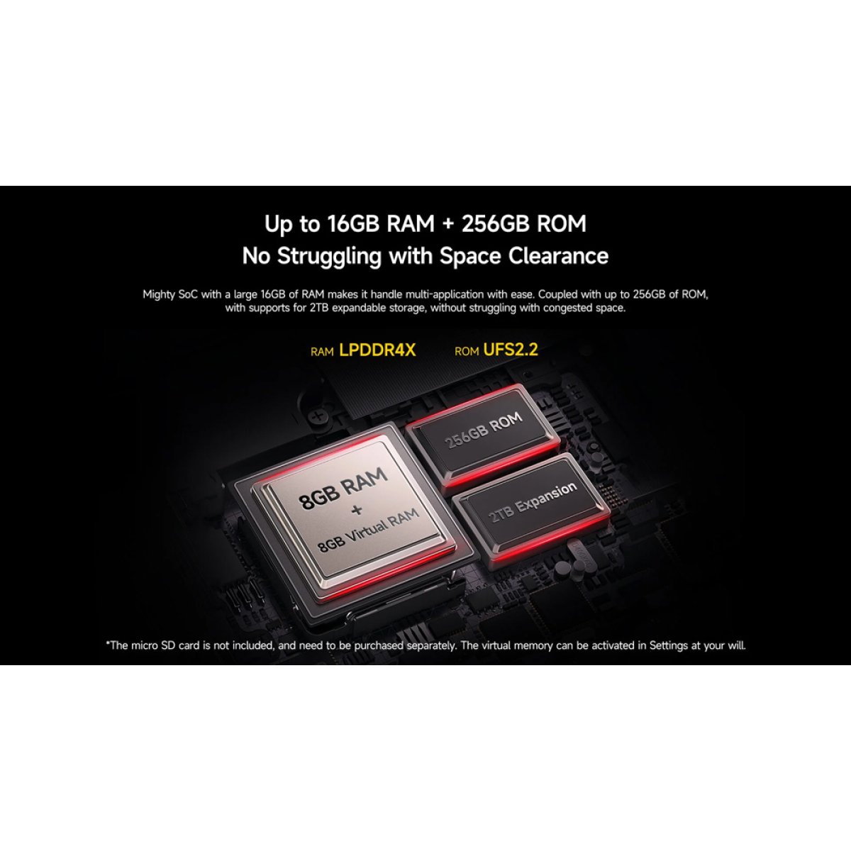 ARMORMINI20TPRO-BK-15 ULEFONE smartphone Armor Mini 20T Pro, 4.7", 8/256GB, 5G, 6200mAh, IP68/IP69K, μαύρο - Image 8