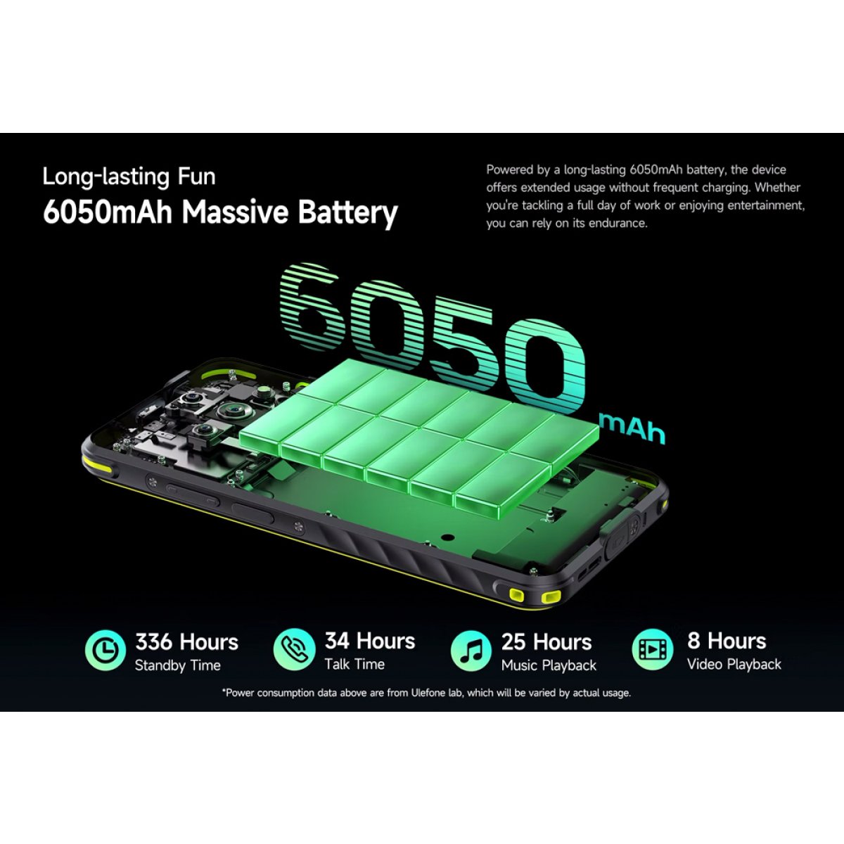 ARMORX31-PRO-3 ULEFONE smartphone Armor X31 Pro, 6.56", 8/256GB, 5G, 6050mAh, IP68/IP69K, μαύρο - Image 9
