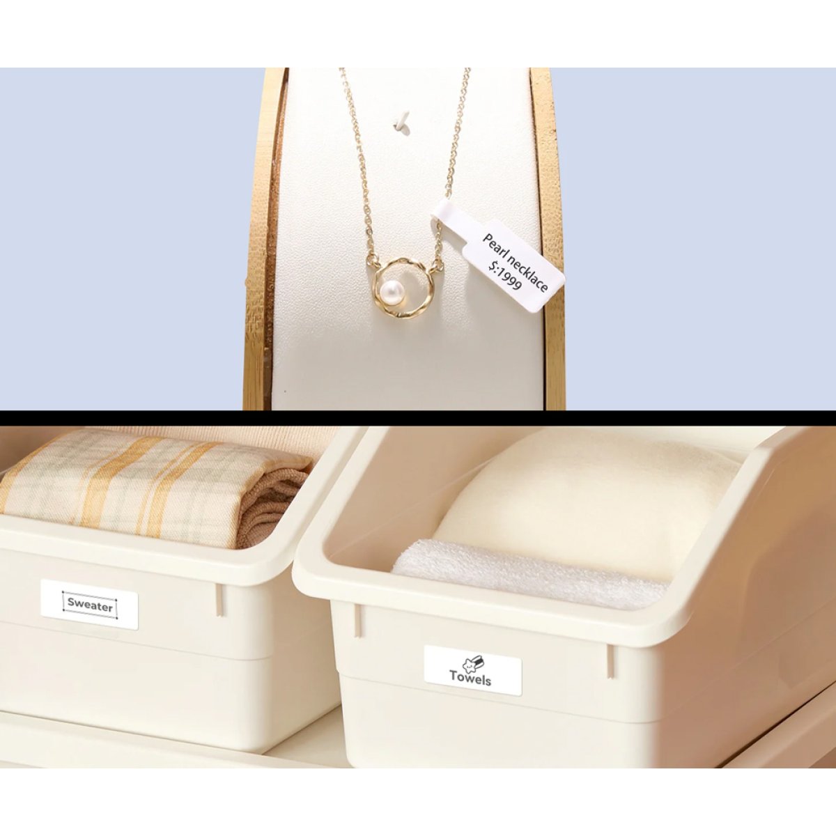 NIIMBOT smart θερμικός εκτυπωτής ετικετών B18, 203dpi, Bluetooth, λευκός - Image 4