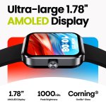 ZEBLAZE smartwatch Beyond 3 Plus, heart rate, 1.78" AMOLED, GPS, 3 ATM, μαύρο - Image 2