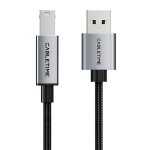 CABLETIME καλώδιο USB σε USB Type B CT-AMBM1, 480Mbps, 5m, μαύρο