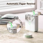 NIIMBOT smart θερμικός εκτυπωτής ετικετών D110-M, 203dpi, Bluetooth, λευκός - Image 3