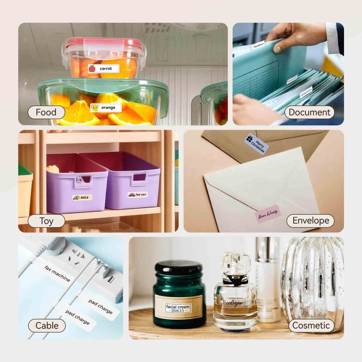 NIIMBOT smart θερμικός εκτυπωτής ετικετών D110-M, 203dpi, Bluetooth, λευκός - Image 6