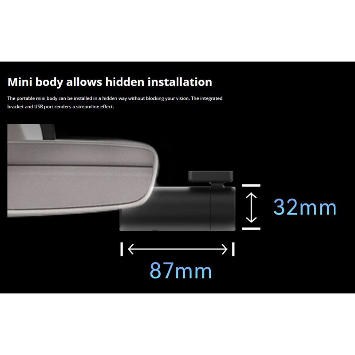 DDPAI smart κάμερα αυτοκινήτου MINI Pro, 1296p, WiFi - Image 7