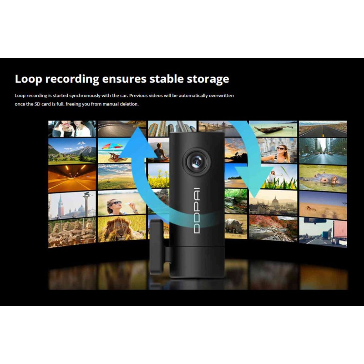 DDPAI smart κάμερα αυτοκινήτου MINI Pro, 1296p, WiFi - Image 8