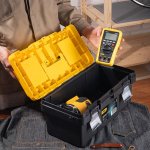 DELI εργαλειοθήκη DL-TC270, πλαστική, 40x21x19cm, μαύρη - Image 4