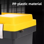 DELI εργαλειοθήκη DL-TC270, πλαστική, 40x21x19cm, μαύρη - Image 5