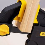 DELI σφιγκτήρας σκανδάλης DL110136 με μέγιστο άνοιγμα 900mm, μαύρος - Image 3