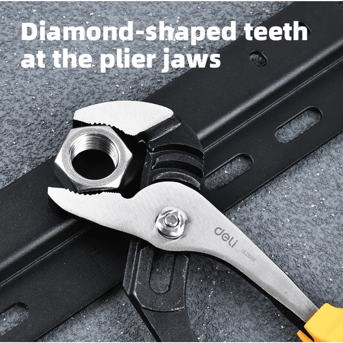 DELI γκαζοτανάλια DL2610E με αντιολισθητικές λαβές, 250mm - Image 2