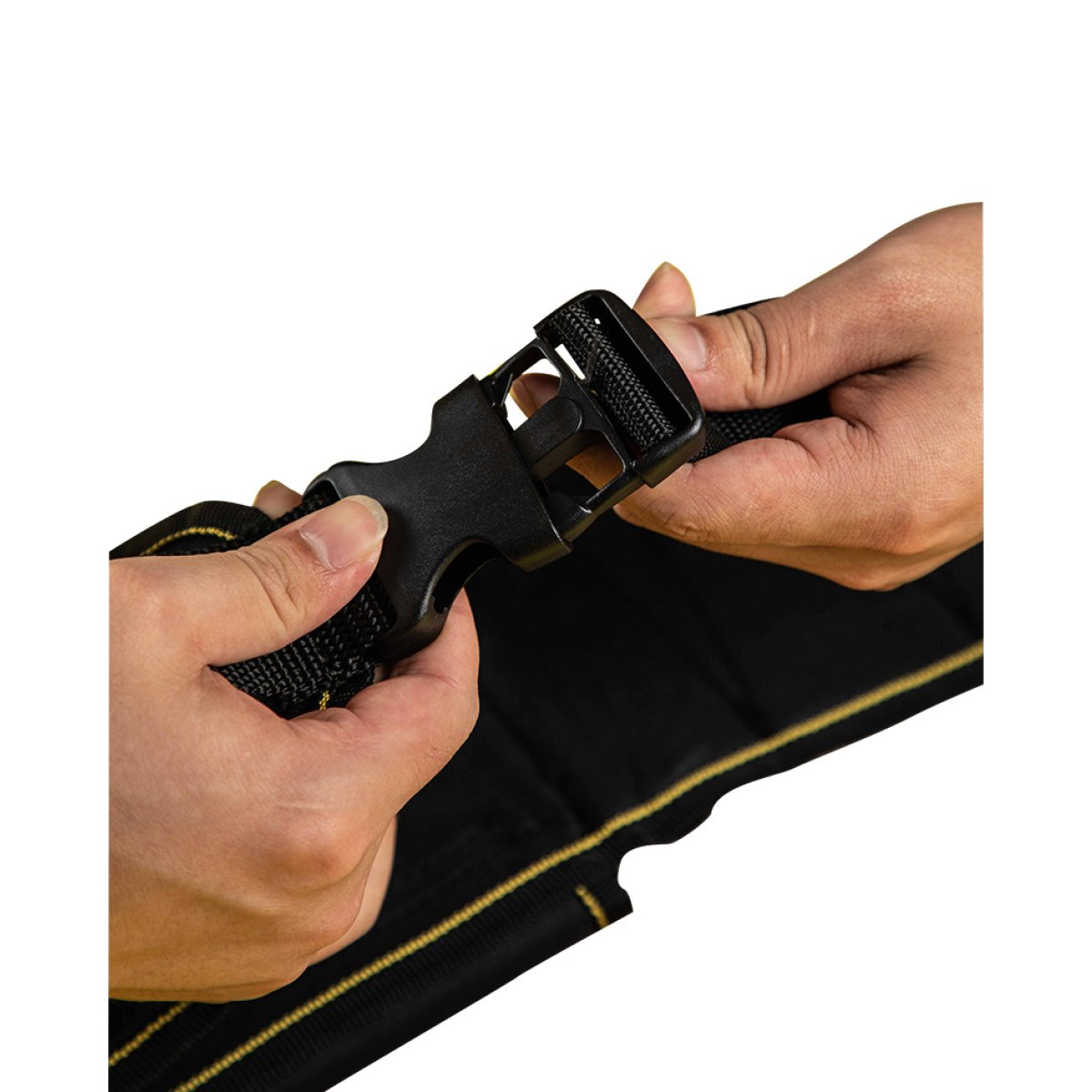 DELI εργαλειοθήκη μέσης DL5864, υφασμάτινη, 60x14.5x5cm, μαύρη - Image 5