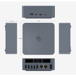 BEELINK mini PC EQR5, AMD 5650U, 16GB, 500GB M.2, Windows 11 Pro - Image 4