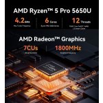 BEELINK mini PC EQR5, AMD 5650U, 16GB, 500GB M.2, Windows 11 Pro - Image 11