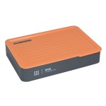 DELI εργαλειοθήκη H1001-B, 5 θέσεων, πλαστική, 30x20.5x5.5cm, γκρι