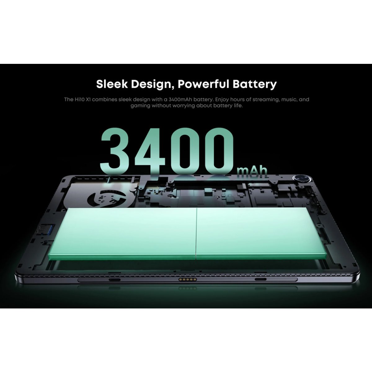 CHUWI tablet Hi10 X1 με πληκτρολόγιο, 10.1", 8/256GB, Windows 11 Home, 3400mAh, γκρι - Image 3