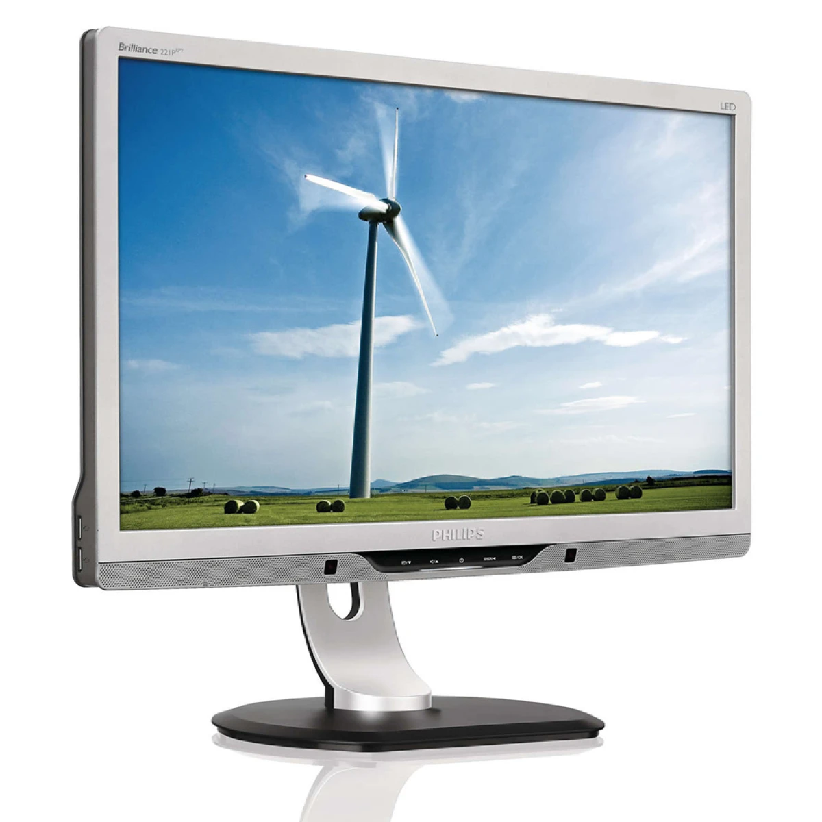 PHILIPS used οθόνη 221P3LPYES LED, 21.5" Full HD, VGA/DVI/DisplayPort, Grade B - Image 1