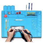 Βάση εργασίας NZ24A, αντιστατική, ελαστική, 30x45cm, μπλε - Image 2