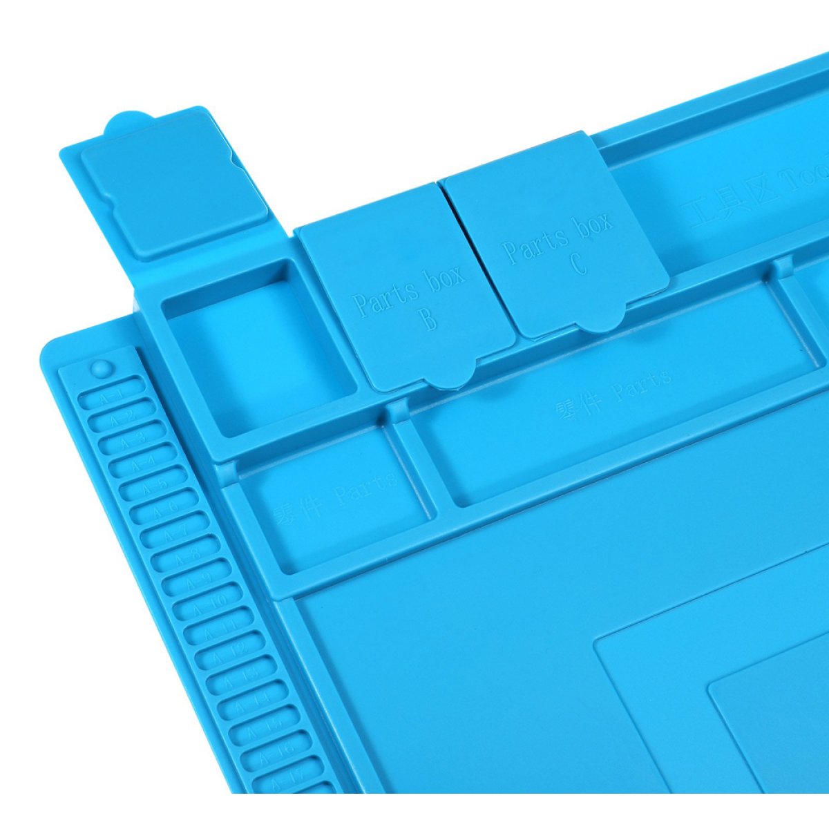 Βάση εργασίας NZ24A, αντιστατική, ελαστική, 30x45cm, μπλε - Image 4