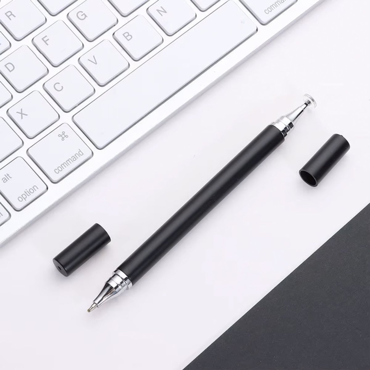 PR41-1 Στυλό αφής & ballpoint με μαύρο μελάνι PR41, μαύρο - Image 2